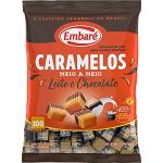 Embaré Caramelos Meio a Meio Sabor Leite/Chocolate 660g Frete Grátis