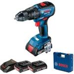 Amazon - Bosch Parafusadeira Furadeira Impacto GSB 18V-50 18V Brushless com 2 baterias, 1 carregador e maleta
