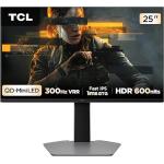 TCL, Monitor Gamer, 25 Polegadas, QD-Mini LED, 300Hz, 1ms (GtG), Freesync, HDR 600 nits, 25G64