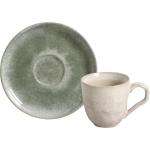Porto Brasil Conjunto com 6 Xícaras de Café com pires Bio Moss