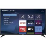 Smart TV 42 Britânia Roku TV Dolby Audio BTV42G6FR2CP