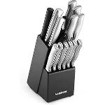 Kit de facas de cozinha Farberware 5152497, preto, 15 peças