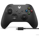Controle Sem Fio para Xbox com cabo USB-C - (Carbon Black), por R$276,75