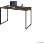 Mesa para Escritório Compace Kuadra Estilo Industrial Office, 1,20m, Carvalho Dark/Est.Preta - R$56