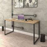 Mesa Escrivaninha Industrial 150cm Trevalla Kuadra ME150-E10 Carvalho | R$ 22 com cupom: OFFLink do produto: