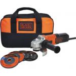 BLACK+DECKER Esmerilhadeira Angular 115mm, Lixadeira Com Potência De 650W por R$ 139,43