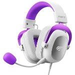 Havit Headphone Fone de Ouvido H2002d Purple, Gamer, com Microfone, Falante 53mm, Plug 3, 5mm: compatível com XBOX ONE e PS4, HAVIT, HV-H2002d Cor Roxo e Branco por R$ 142,05 4x sem juros!