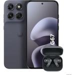 Moto G67 6.8 256GB 5G Fone de Ouvido Moto Buds Bass Cancelamento de Ruído