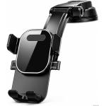 Suporte Veicular para Celular e GPS Ventosa Forte Trava Automática Painel ou Para-brisa