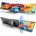 Monitor Duplo Portátil para Notebook NOVANTE 15.6", 1080p, 60Hz | Expansor de Telas Triplo, Design 360°, Tela IPS FHD 1080p, Baixa Luz Azul, Compatível Windows/Mac, Cabos Inclusos por R$ 949,99 à vista no Pix!