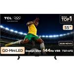 TCL PREMIUM 4K QD-Mini LED TV 55" A400M Google TV, 144 Hz VRR, Tela HVA, Processador AIPQ Pro. por R$ 3.999,99 12x sem juros!