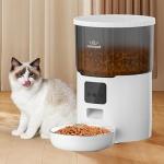 Alimentador Automático Pet, 4L Comedouro para Caes Fácil Comedouro Elevado para Caes, Controle de Aplicativo WiFi - Gravador de Voz por R$ 209,14 6x sem juros!