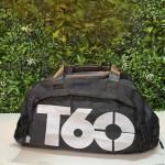 Mochila Mala T60 na Cor Preta Para Academia Natação Camping