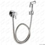 Ducha Higiênica SOFTINOX Redonda Chuveirinho Higienico, Inox, Aço Cromado, Mangueira 1,20m, Registro 1/4 de Volta, Completa, Banheiro Frete Grátis