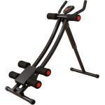 Máquina Abdominal Caseira com Trilho Curvo – Aparelho de Fitness para Abdômen e Exercício de Flexão, com Mostrador Digital e 3 Níveis de Inclinação – Silencioso, Dobrável e Confortável para Joelhos