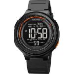 Relógio Masculino esportivo militar multifuncional digital com mostrador grande, luz LED luminosa, contagem regressiva, resistente à água até 50 metros, cronômetro, alarme, calendário semanal, pulseira de resina