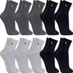 Kit 10 Pares Meias Lupo Original Cano Médio Alto Algodão Masculina Feminina Meia Atoalhada Grossa