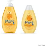 Kit Johnson s Baby Shampoo Glicerina Para Bebê 750ml Condicionador Infantil Johnson s Baby Regular 400ml Frete Grátis