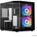 Gabinete Gamer Aquário Mancer CV700M, Mini-Tower Lateral de Vidro Com 2 Fans Preto MCR-CV700M-BK-2F