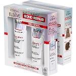 L'Oréal Paris Elseve Bond Repair Kit Reparação Molecular com Ácido Cítrico para Cabelos Danificados, Reconstrói Ligações e Devolve Força (Shampoo + Condicionador + Sachê Pré-Shampoo)