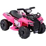 Bang Toys - Quadriciclo Elétrico Infantil Astro 6V - com Luzes de LED, Sons, Entrada USB/MP3, Acelerador no Pedal - Suporta até 30kg - Cor Rosa