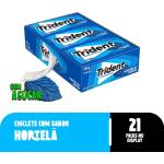 Amazon - Chiclete Trident Hortelã Sem Açúcar - Caixa com 21 unid. de 8g