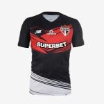 Camisa Masculina NB Goleiro SPFC 2025 CP PretoVermelhoBranco G por R$ 139,99 à vista! Por Pix