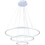 Pendente Led Atenas 3 Aros Bivolt Branco 55W por R$ 149,90 à vista! Por Pix