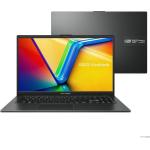 Notebook ASUS VivoBook Go 15, AMD RYZEN 5 7520U, 8GB, 256GB SSD, KeepOS, Tela 15,6 FHD, Mixed Black - E1504FA-NJ731