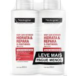Kit Neutrogena Body Care Intensive 2 Hidratantes Corporais Hidrata Repara 400ml