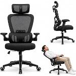 Cadeira Escritório Presidente Ergonômica Preta por R$ 284,00 à vista! Por Pix