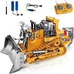Bulldozer de Controle Remoto 2,4 Ghz - - Aminhão de Construção de Controle Remoto, Ideal para Crianças de 6 Anos ou Mais por R$ 136,80 à vista! Por Pix