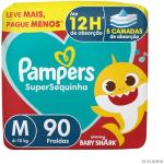 Fralda Pampers Supersequinha M 90 Unidades