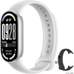 Xiaomi Smart Band 10 - Pulseira inteligente, autonomia de até 21 dias, tela AMOLED de 1,72 , taxa de atualização de 60 Hz, 5 ATM, sensor de frequência cardíaca, app Mi Fitness, cor prata (versão ES)