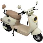Bicicleta Elétrica Gts 600w A3 Urbana Vintage Estilo Scooter Branco / Verde por R$ 5.461,73
